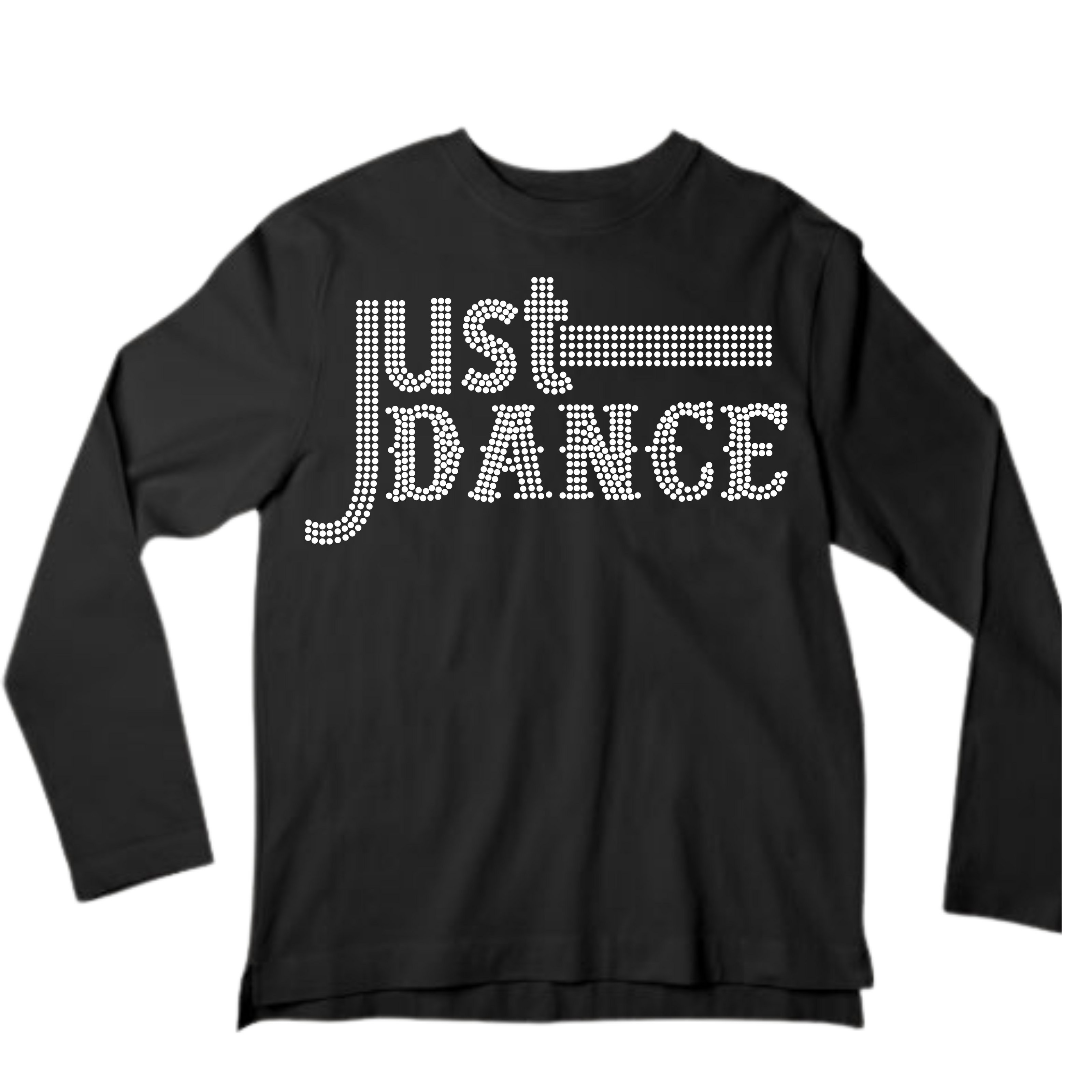 Just Dance Rhinestone Shirt – Dance Lover Sparkle Bling Tee | Blingdazzel