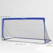 Soozier Set of 2 Soccer Nets for Backyard, Portable Soccer Goal for Practice with Carry Bag