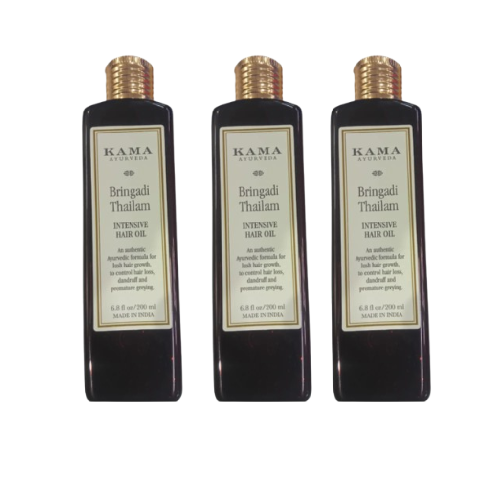Huile de soin capillaire intensive Bringadi de Kama Ayurveda