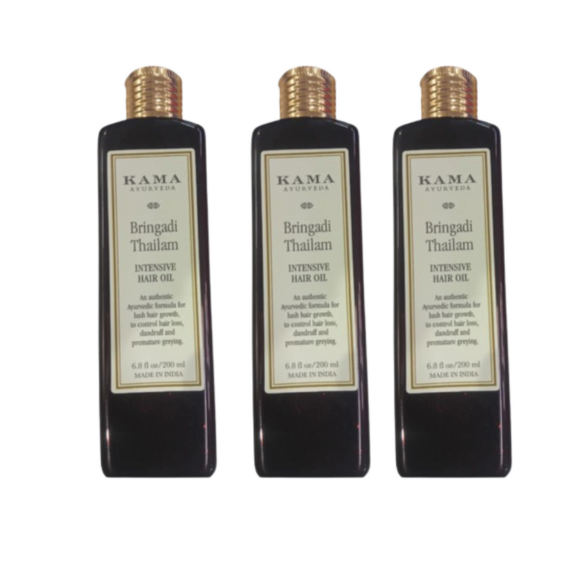 Huile de soin capillaire intensive Bringadi de Kama Ayurveda