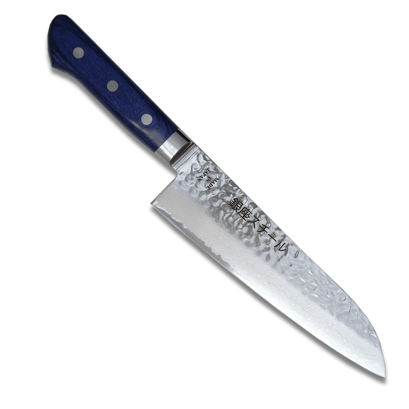 KASUMI 180- Damascus VG10 Santoku Knife 180mm-RB