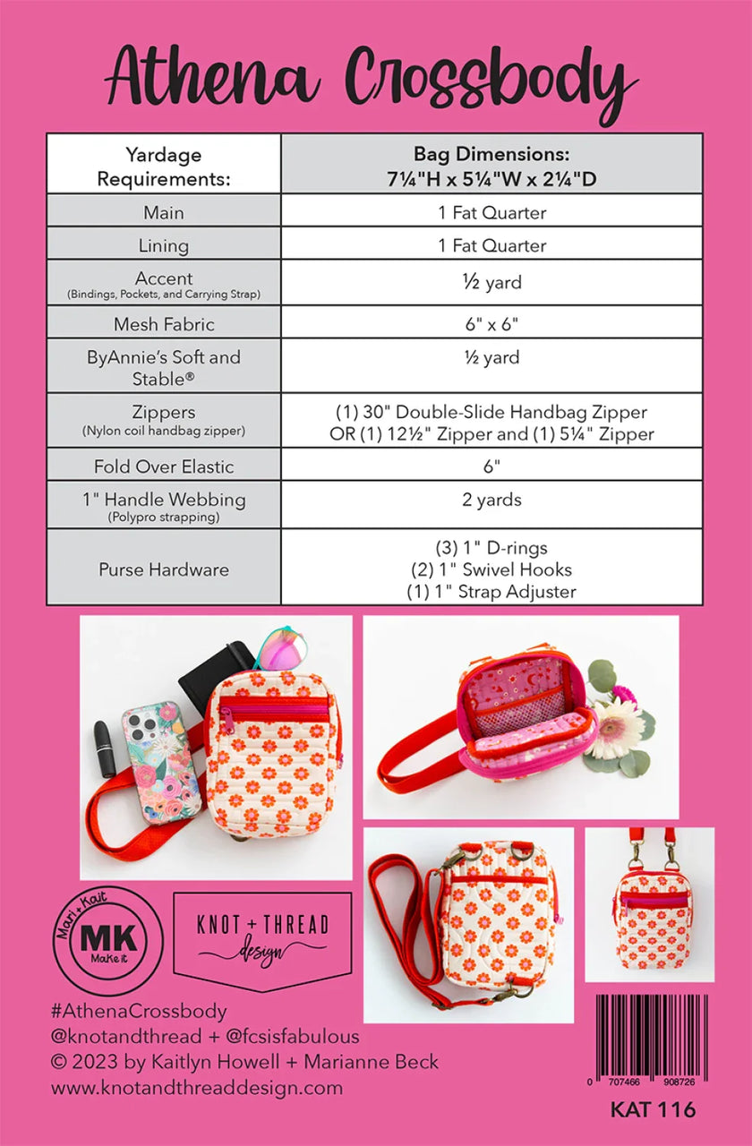Knot and Thread Design - Athena Crossbody 2nd Ed.