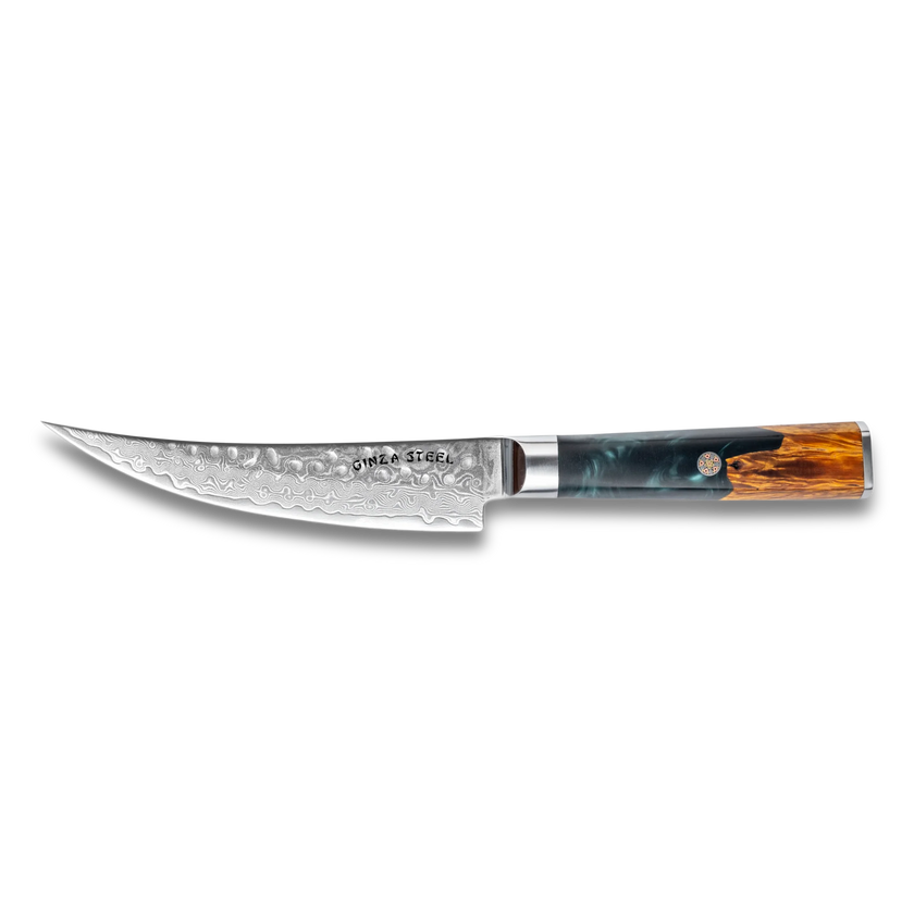 Kaze Katana – 6-Inch Boning Knife, Damascus VG10 Steel, 67 Layers