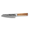 Ginza Steel MIA 17 Chef Knife 6.5” – Damascus AUS10 Steel, 67-Layer, Olive Wood Handle