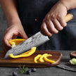 MIA FIVE | Essential 5 pcs Knife set | 4 Knives with Magnetic Wood Block