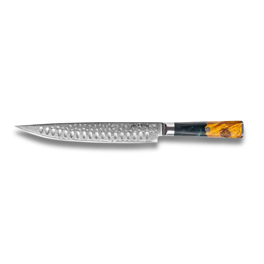Kaze Katana – 9-Inch Carving Knife, Damascus VG10 Steel, 67 Layers
