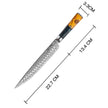 Kaze Katana – 9-Inch Carving Knife, Damascus VG10 Steel, 67 Layers