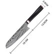 KATANA 18 | Japanese Style Santoku Knife 7