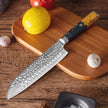 Kaze Katana – 7-Inch Santoku Knife, Damascus VG10 Steel, 67 Layers
