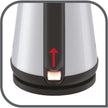 T-FAL Kettle Dual Wall 1.5l SS/BLK - Blemished package with full warranty - KI810D50