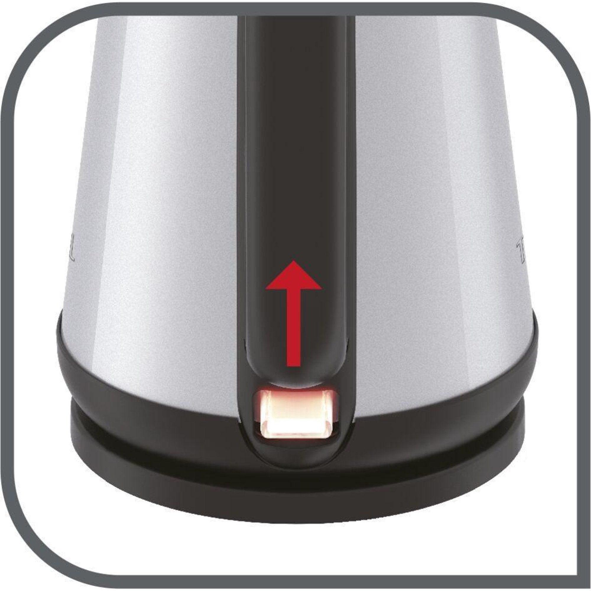 T-FAL Kettle Dual Wall 1.5l SS/BLK - Blemished package with full warranty - KI810D50