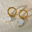 KINSLEY Natural Freshwater Pearl Earrings