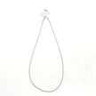 KIRA: Rope Chain Silver Necklace 28 Inches