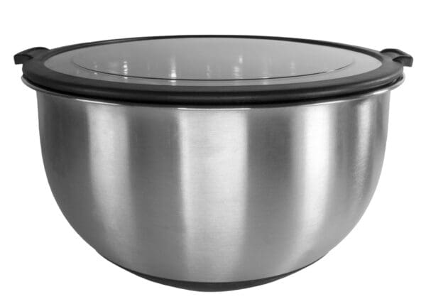 KITCHEN BASICS - Anti-Skid Bowl SS/Transparent Lid