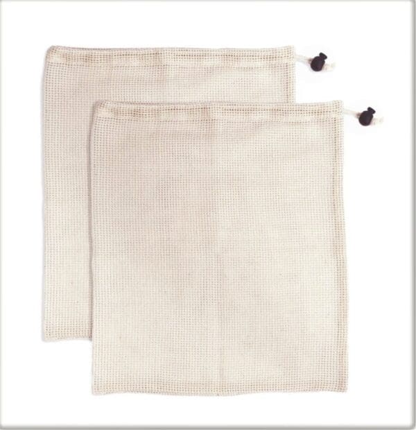 KITCHEN BASICS - Produce Bags 2/ST Medium Cotton
