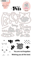 KJ Stamp & Cutting Die Building Pets Cat Missees By Karin Joan 105x148mm nr.03