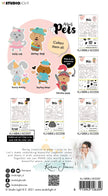 KJ Stamp & Cutting Die Building Pets Accessoires Missees By Karin Joan 105x148mm nr.07