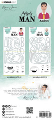 KJ Stamp & Cutting Die Missees Man Classic Missees By Karin Joan 110x185mm nr.12