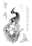 Katkin Krafts Coral 6 in x 8 in Clear Stamp Set