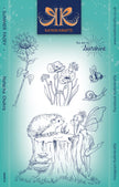 Katkin Krafts Summer Fairy 6 in x 8 in Clear Stamp Set