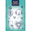 Katkin Krafts Wild Hearts 6 in x 8 in Clear Stamp Set