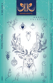 Katkin Krafts Antlers 6 in x 8 in Clear Stamp Set