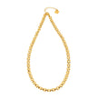 Style KOVVUR: Retro Twin Chain Necklace in Gold