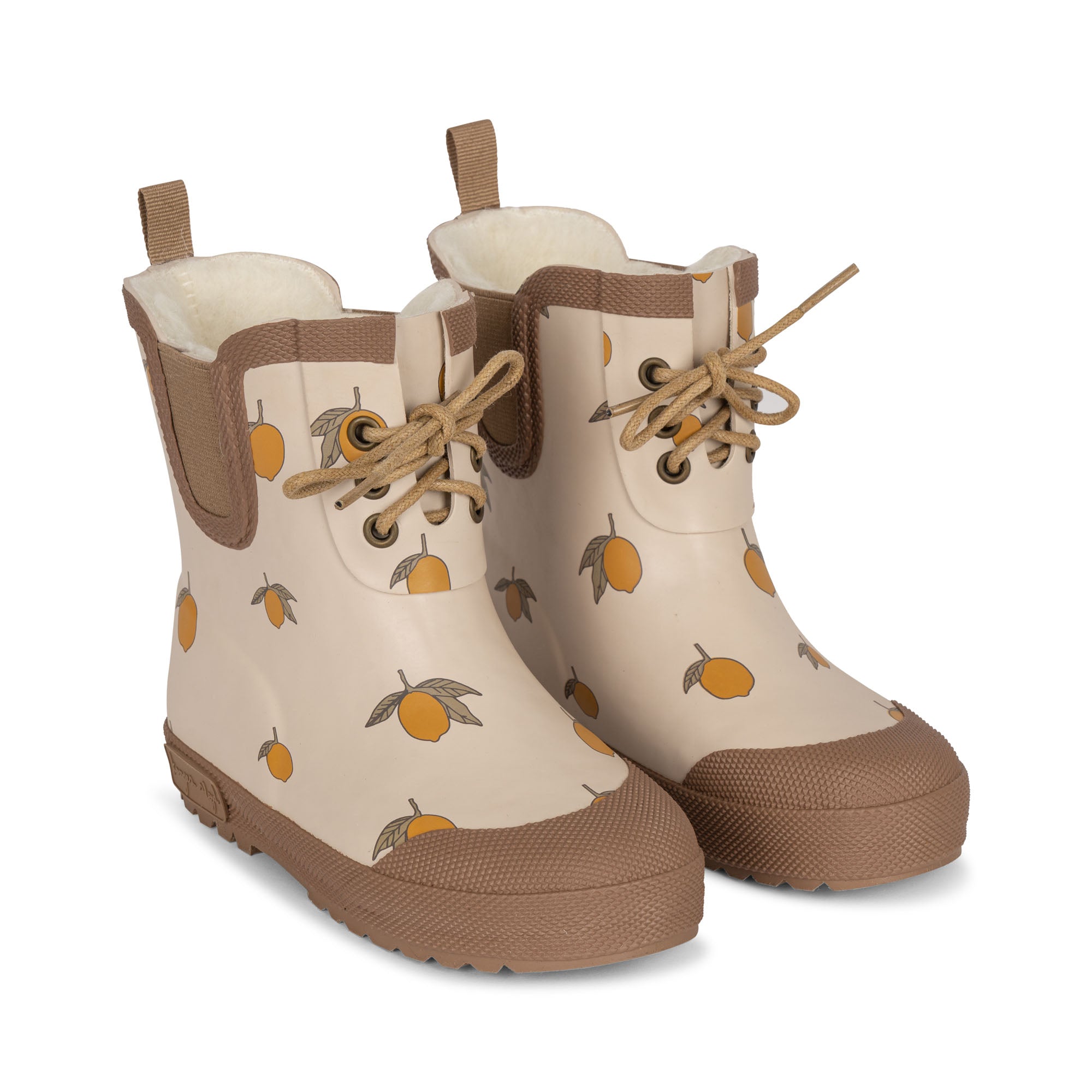 Winter Rubber Thermo Boots - Size 21 to 29 - Lemon