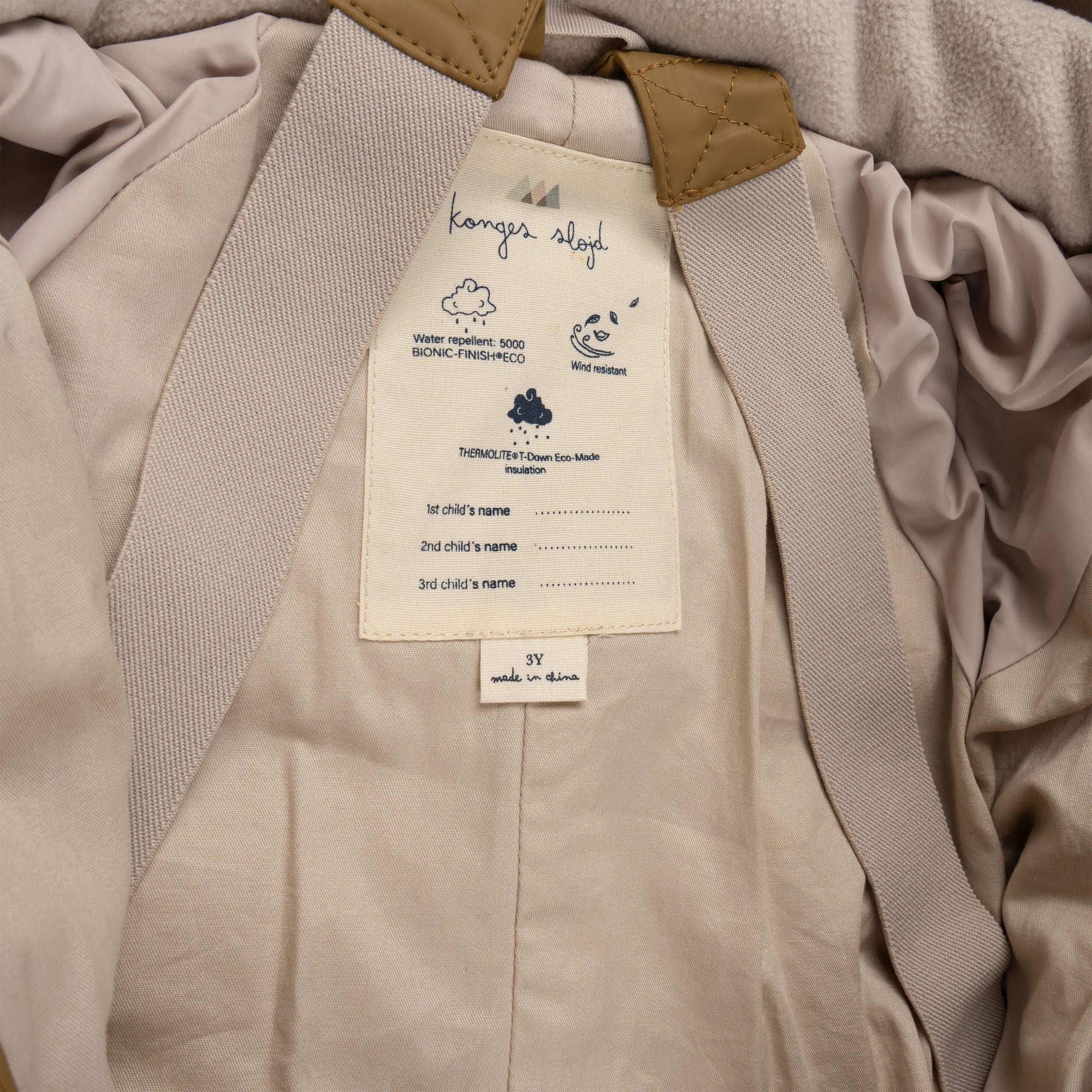 Ace Rain Snowsuit - 18m to 4T - Dull Gold