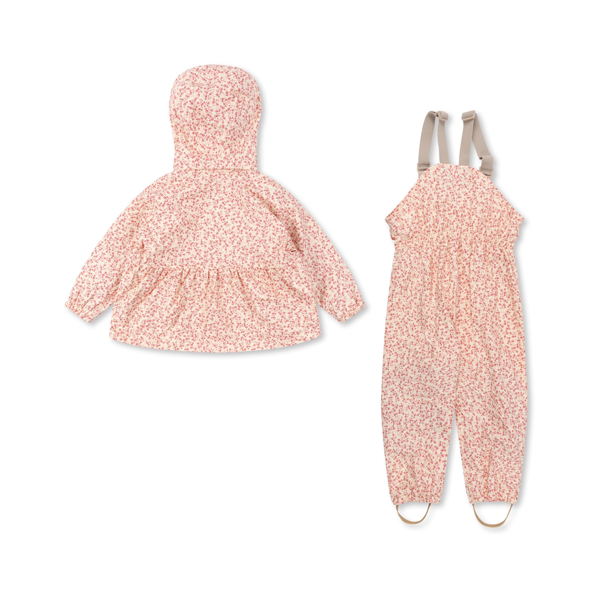 Rainy Palme Rainwear Set - 2T to 4T - Ciel Rose