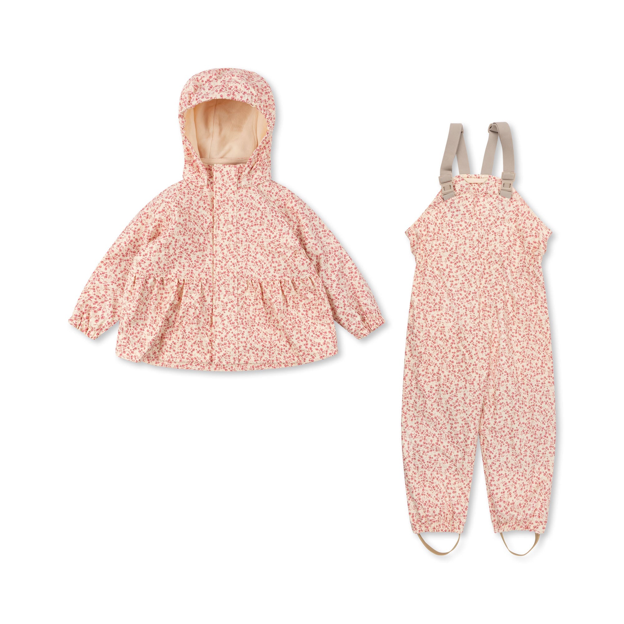 Rainy Palme Rainwear Set - 2T to 4T - Ciel Rose