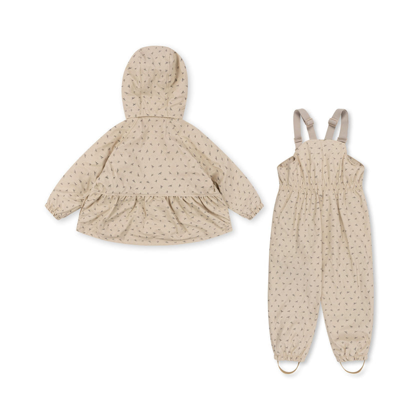 Rainy Palme Rainwear Set - 2T to 4T - Eclipse Petales