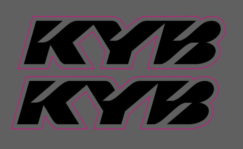 KYB FORK DECALS