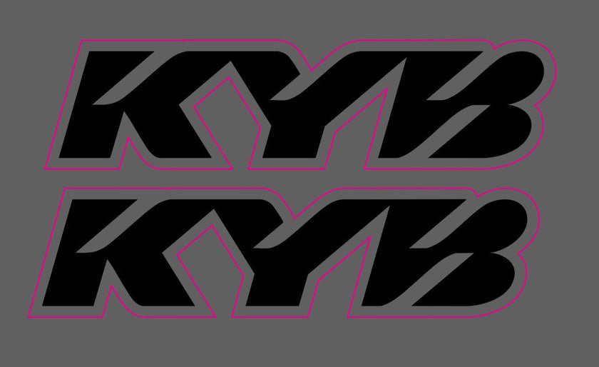 KYB FORK DECALS