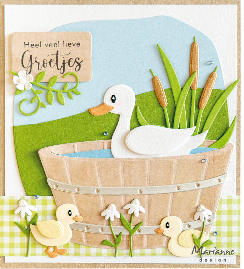 Marianne Design Craftables Die - Ducks By Marleen
