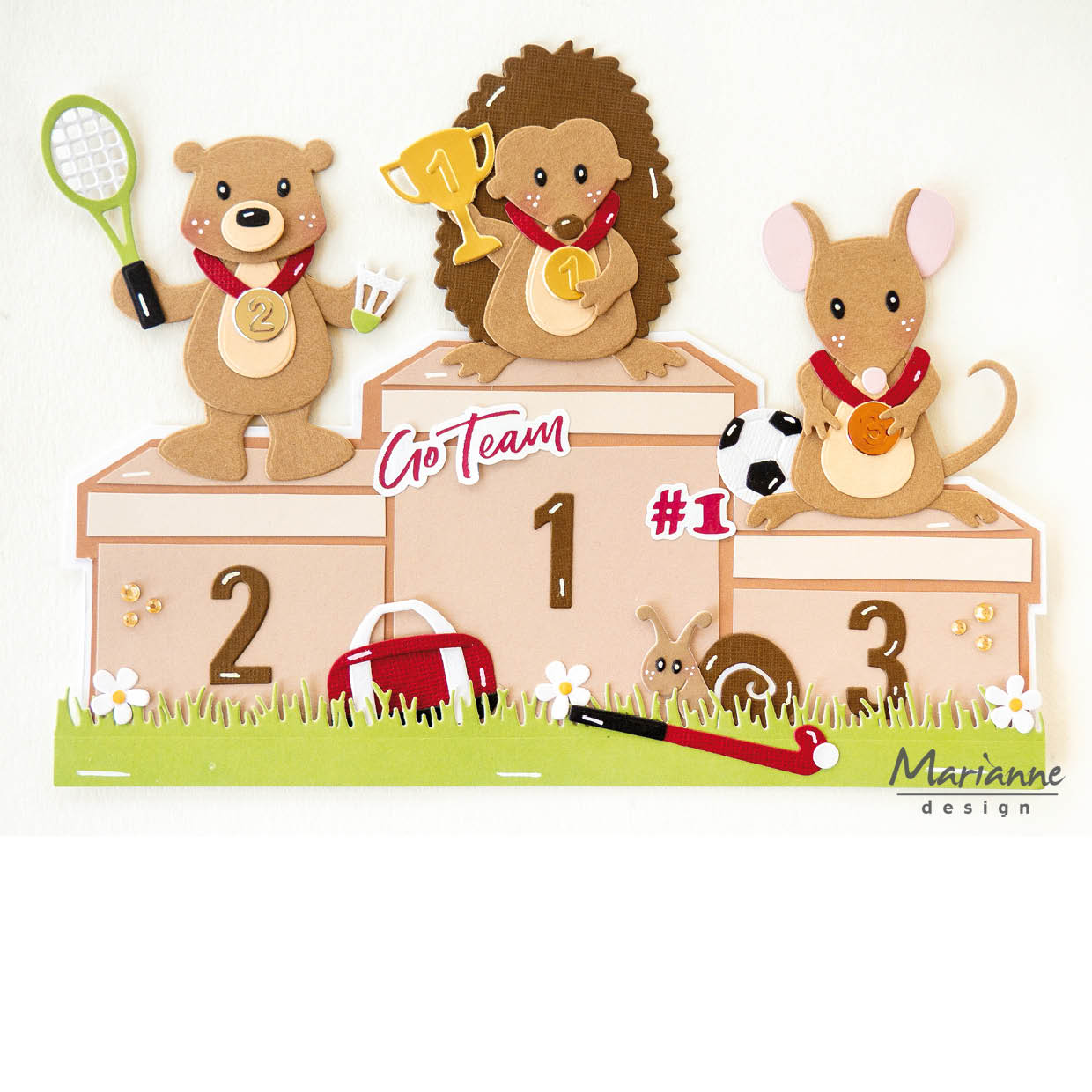 Marianne Design Craft Stencil - Winner's Podium
