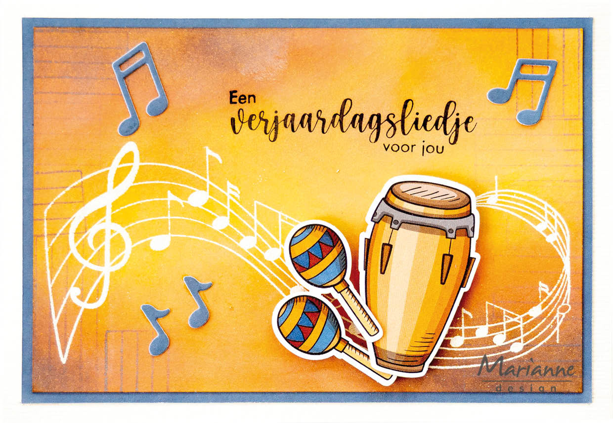 Marianne Design A6 Die Cuts - Making Music