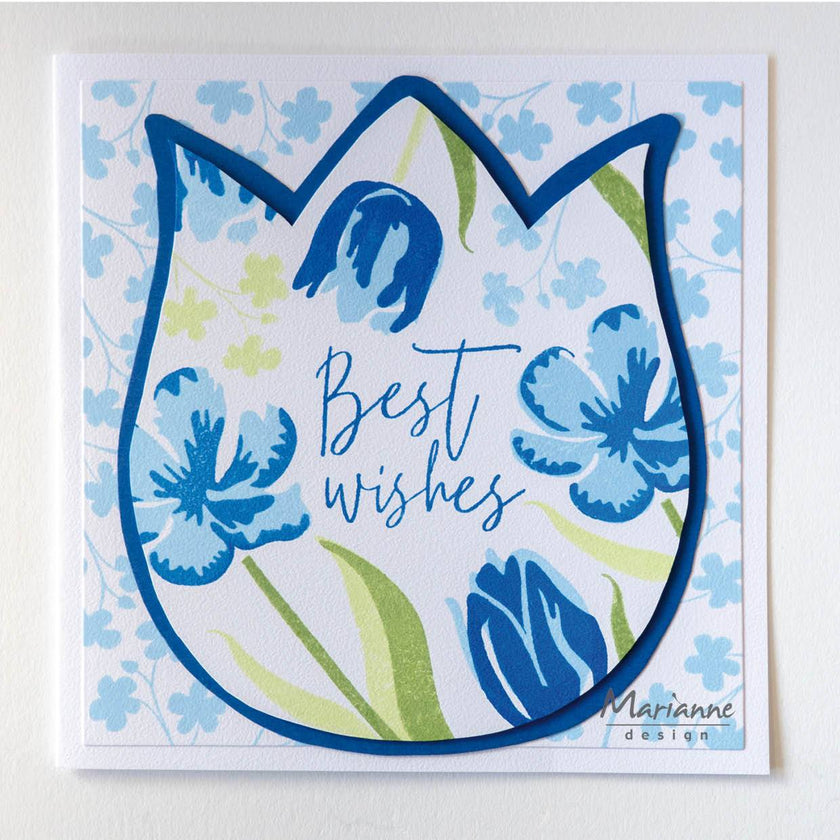 Tulip Craft Stencil