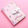 Kaba Bear Hippo Small White Magnetic Buckle Notebook Portable Notebook Girl Heart Creative Cute Hand Book