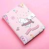 Kaba Bear Hippo Small White Magnetic Buckle Notebook Portable Notebook Girl Heart Creative Cute Hand Book