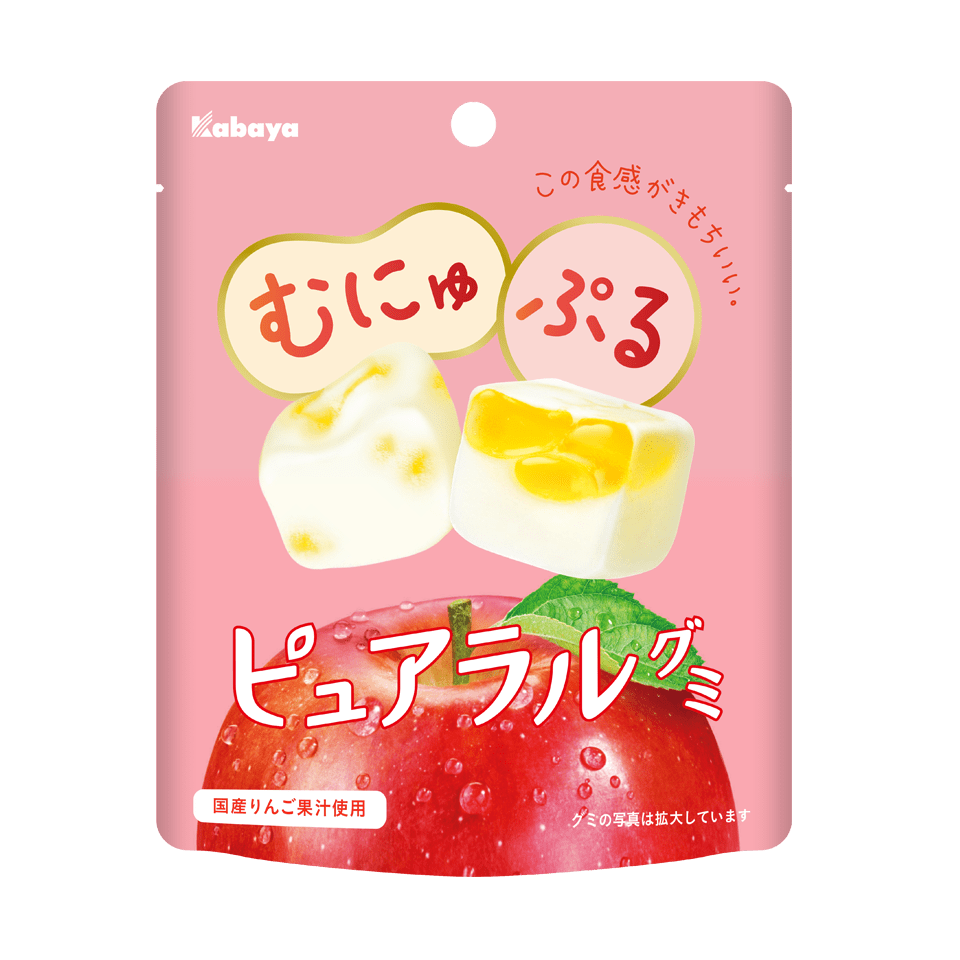 Kabaya Pureral Apple Gummy (58G) [Best Before Date: 2027.01]
