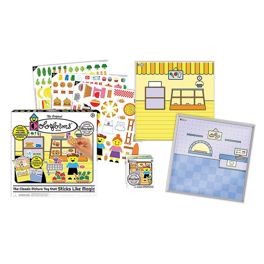 Kahootz - Colorforms - Market Picture Playset