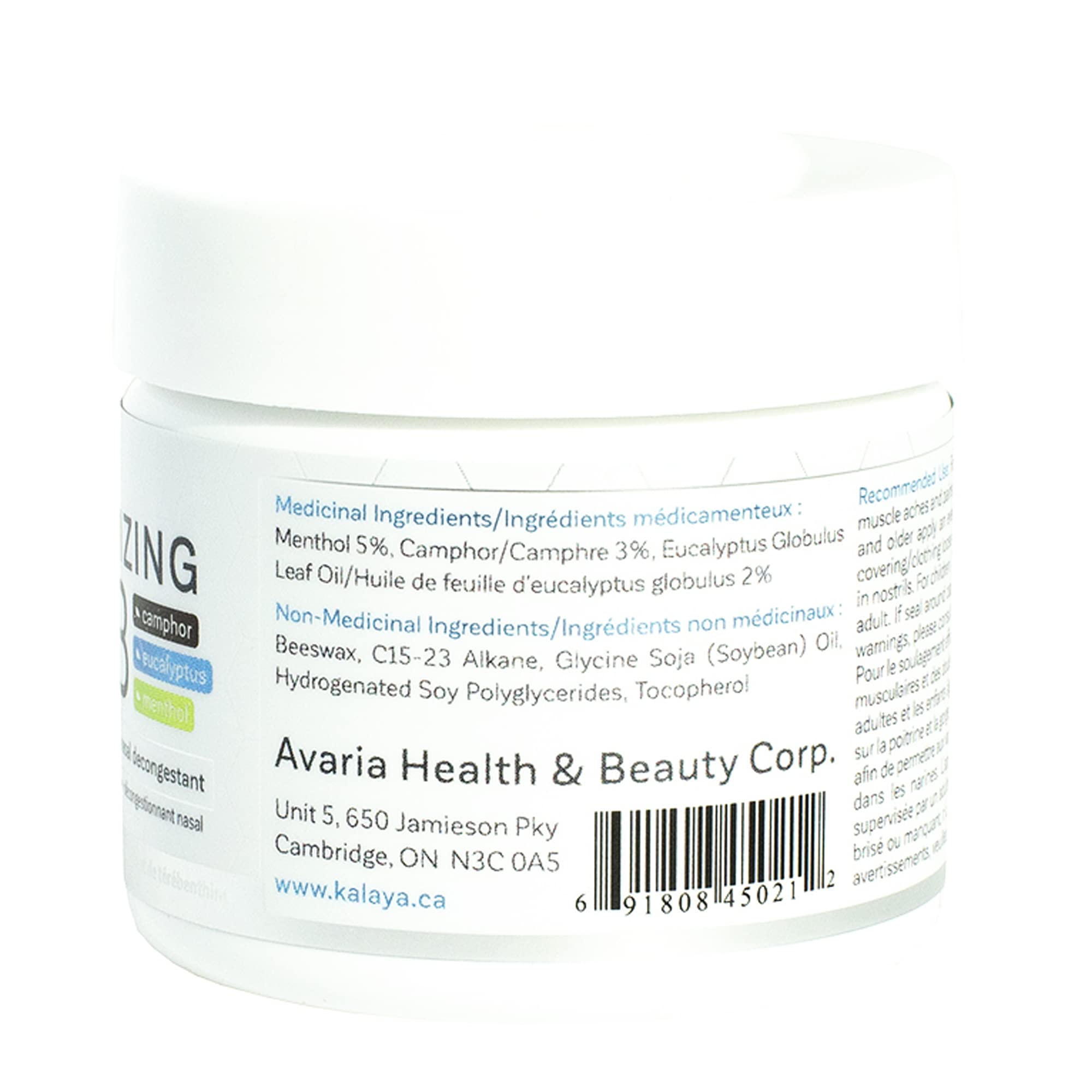 Kalaya - Baume vaporisant BreathEasy 60 g