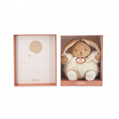Kaloo - Intemporel - Lapin Musical - Crème - 17Cm