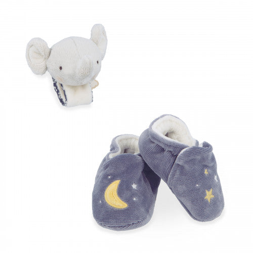 Kaloo - SOUND WRISTBAND & SLIPPERS - ELEPHANT