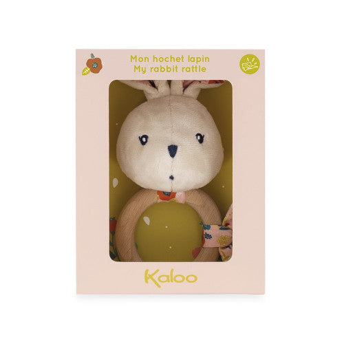 Kaloo - Teething Ring - Rabbit/Poppies