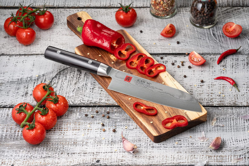 Kasumi - DAMASCUS Japanese Chef Knife 18cm/7