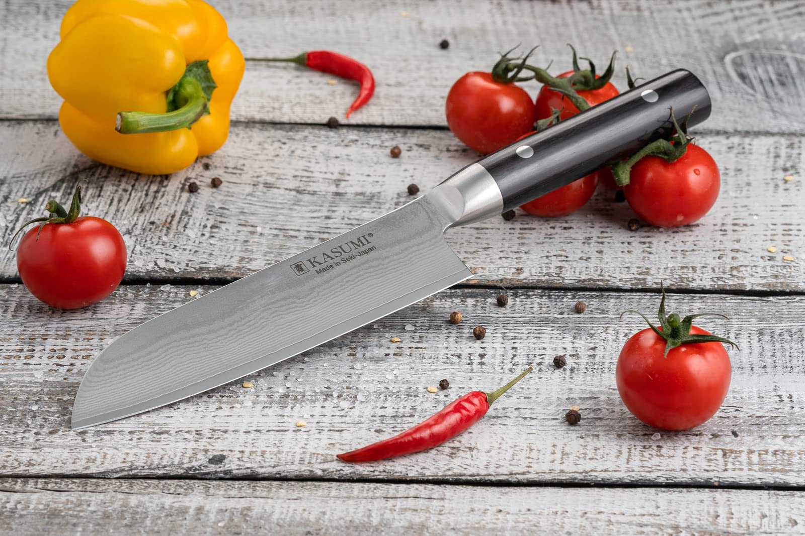 Kasumi - DAMASCUS Japanese Chef Knife 18cm/7