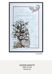 Katkin Krafts Tree Of Life 6 in x 8 in Clear Stamp Set
