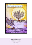 Katkin Krafts Winds Of Change 6 in x 8 in Clear Stamp Set